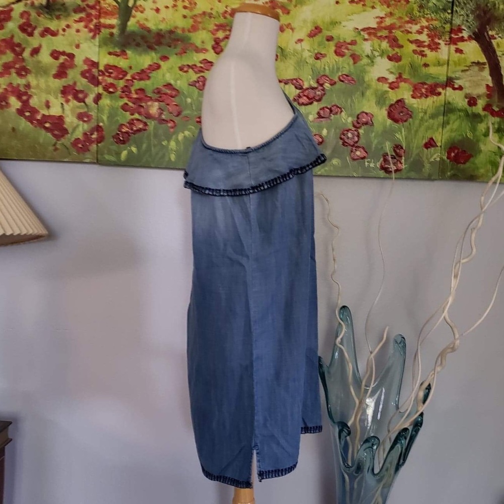 Cloth and stone one shoulder ruffle dress - Picture 3 of 8